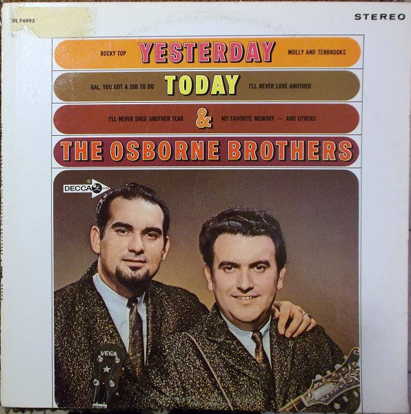Yesterday Today & the Osborne Brothers (The Rocky Top Album) - Original Vinyl